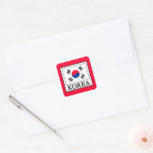 Korea Vierkante Sticker (Envelop)