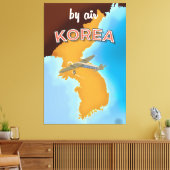 Korea vintage reisposter print (Insitu (Woonkamer))