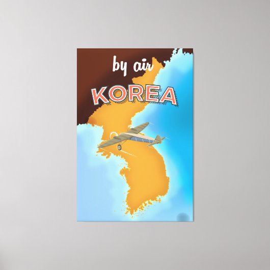 Korea vintage reisposter print (Voorkant)