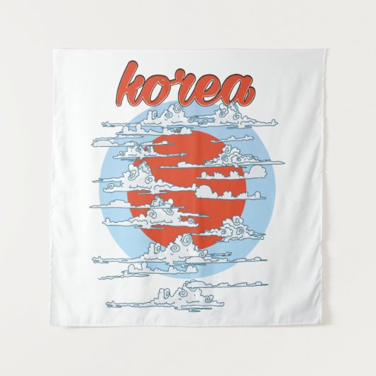 Korea Wandkleed (Voorkant)