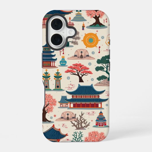 Korea Wave Design iPhone 16 Hoesje (Achterkant)