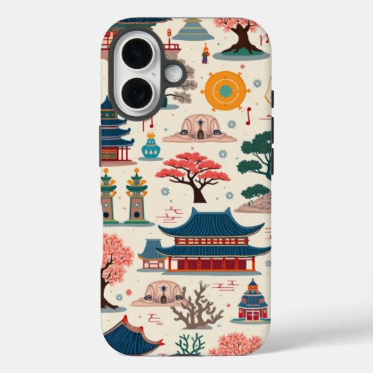 Korea Wave Design iPhone 16 Hoesje (Achterkant)