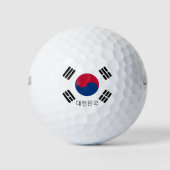 korea zuid golfballen (Voorkant)