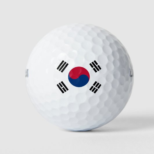 korea zuid golfballen (Voorkant)