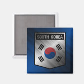 Korea, Zuid Magneet (Voorkant / Achterkant)