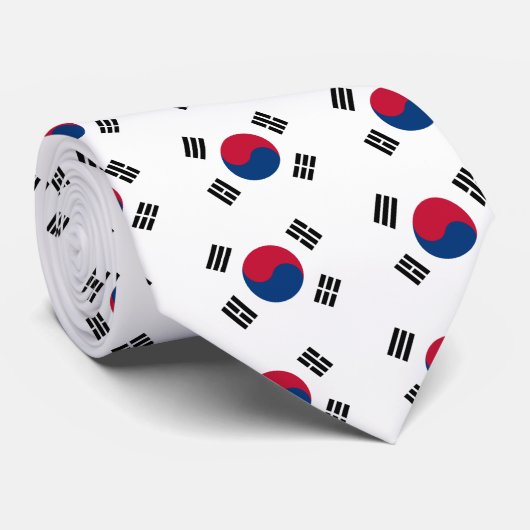 korea zuid stropdas (Opgerold)