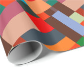 Koreaans 16-levendig kleurenpatroon met omlooppapi cadeaupapier (Rol Hoek)