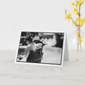 Koreaans baby kaart (Gele Bloem)