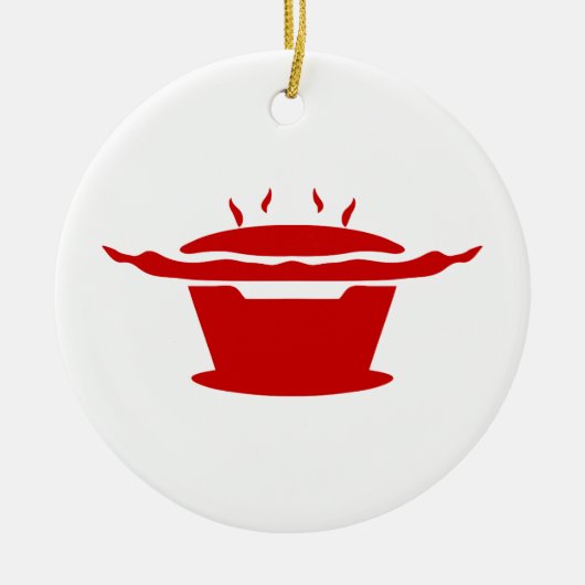 Koreaans BBQ (고기구이) bord Keramisch Ornament (Voorkant)