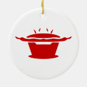 Koreaans BBQ (고기구이) bord Keramisch Ornament (Achterkant)