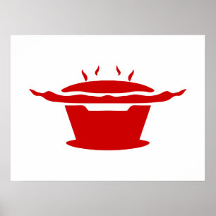 Koreaans BBQ (고기구이) bord Poster