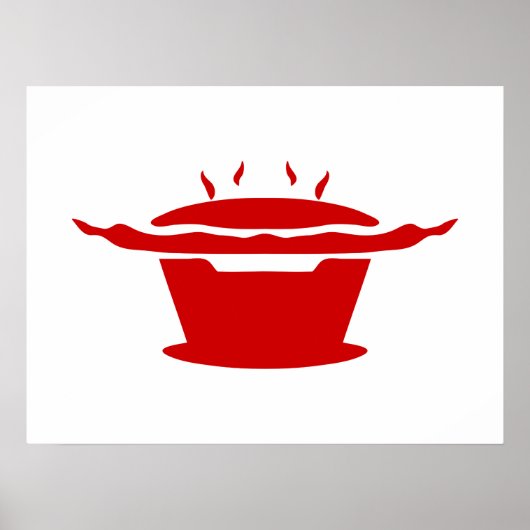 Koreaans BBQ (고기구이) bord Poster (Voorkant)