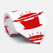 Koreaans BBQ (고기구이) Bord Stropdas (Opgerold)