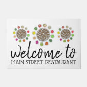 Koreaans BBQ Barbecue Barbeque Food Restaurant Deurmat (Voorkant)