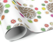 Koreaans BBQ Barbecue Roast Bulgogi Banchan Food Cadeaupapier (Rol Hoek)