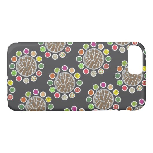 Koreaans BBQ Barbecue Roast Bulgogi Banchan Food Case-Mate iPhone Case (Achterkant (Horizontaal))