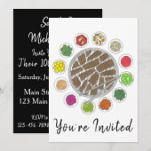 Koreaans BBQ Barbecue Roast Bulgogi Banchan Food Kaart (Voorkant / Achterkant)