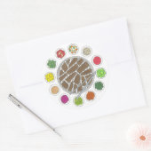 Koreaans BBQ Barbecue Roast Bulgogi Banchan Food Ronde Sticker (Envelop)