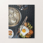 Koreaans Bibimbap yam Yam Food Legpuzzel (Verticaal)