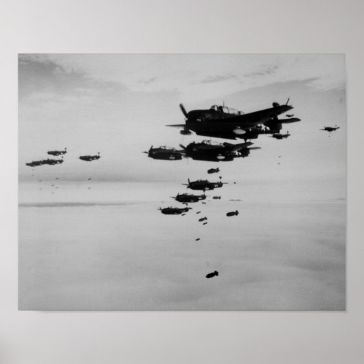 Koreaans Bombardement Poster (Voorkant)