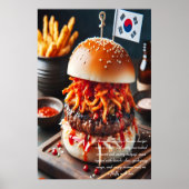 Koreaans Comfort: Bulgogi Indulgence 24x36 Poster (Voorkant)