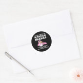 Koreaans directeur Drama Kdrama Ronde Sticker (Envelop)
