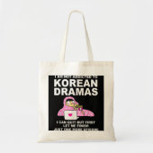Koreaans drama Funny Kdrama Addict Tote Bag (Voorkant)