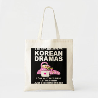 Koreaans drama Funny Kdrama Addict Tote Bag