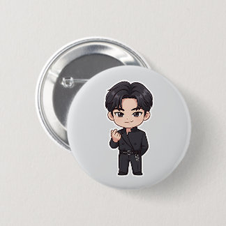 Koreaans Drama Mannelijke Hoofdrol Vinger Hart Kno Ronde Button 5,7 Cm