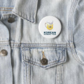 Koreaans Drink team Ronde Button 5,7 Cm (In situ)