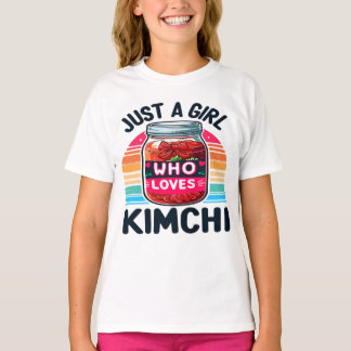 Koreaans eten: gewoon een meisje dat van Kimchi ho T-shirt