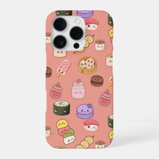 Koreaans eten iPhone hoesje (Achterkant)