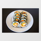 Koreaans eten Kimbap Koreaans Sushi Roll Raamsticker (Vel)