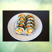 Koreaans eten Kimbap Koreaans Sushi Roll Raamsticker (Vel 3)