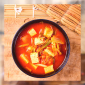 Koreaans eten Kimchi Soep met Tofu Raamsticker (Vel 2)