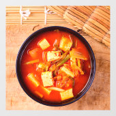 Koreaans eten Kimchi Soep met Tofu Raamsticker (Vel)