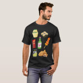 Koreaans eten t-shirt (Voorkant volledig)