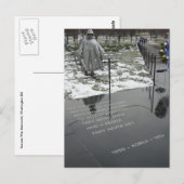 koreaans gedenkteken briefkaart (Voorkant / Achterkant)