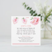 Koreaans gedicht voor moeder kaart (Staand voorkant)