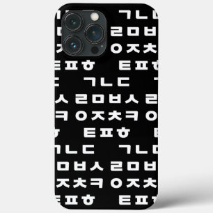 Koreaans   Hangul Alphabet Hoesje-Mate iPhone Case