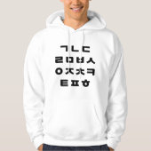 Koreaans | Hangul Alphabet Hoodie (Voorkant)