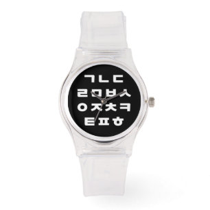 Koreaans   Hangul Alphabet Horloge