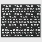 Koreaans | Hangul Alphabet Wrapping Paper Cadeaupapier (Vlak)