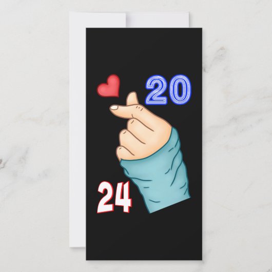 Koreaans hart 2024 aankondiging (Voorkant)