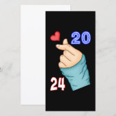 Koreaans hart 2024 aankondiging (Voorkant / Achterkant)