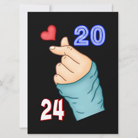 Koreaans hart 2024 aankondiging (Voorkant)