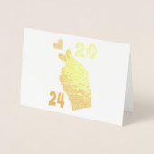 Koreaans Hart 2024 Folie Kaarten (Voorkant)