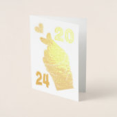 Koreaans Hart 2024 Folie Kaarten (Voorkant)