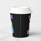 Koreaans hart 2024 papieren bekers (Rechts)