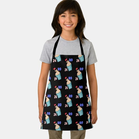 Koreaans hart 2024 schort (Insitu)